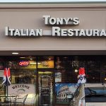 Tony's Italian Restaurant storefront Richmond VA West End Henrico County pizza place